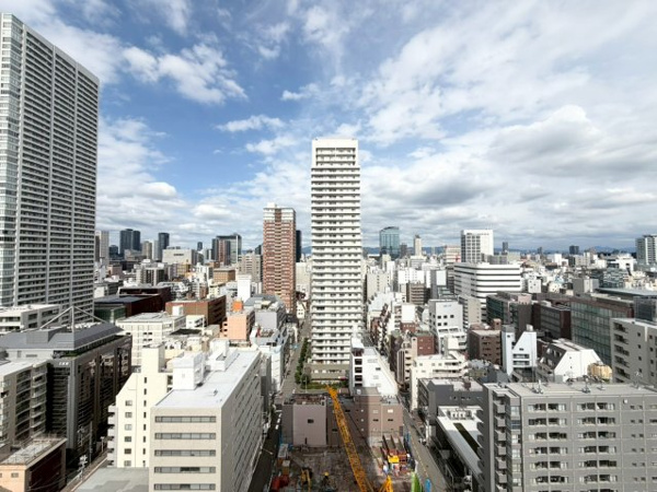 【展望】 | 【物件からの眺望・北東正面】19階からの眺望！大阪市内を一望可能！