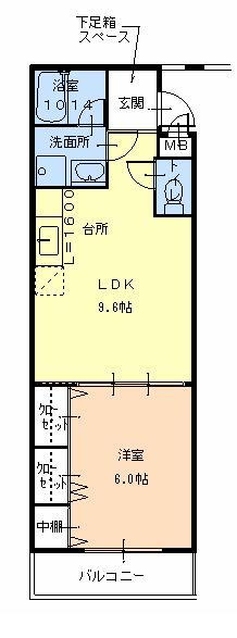 サンライズ中野の間取り