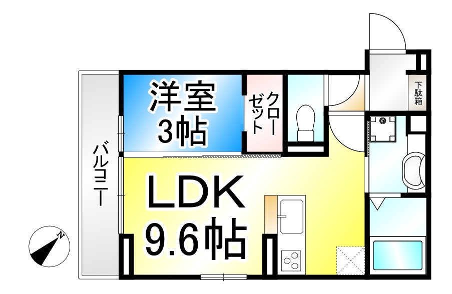 レガーロの間取り