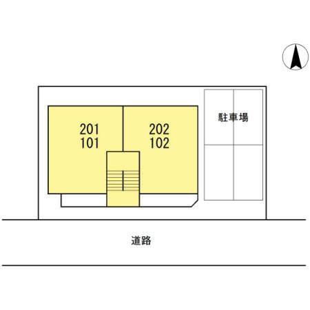ヴィスキオ大江の区画図