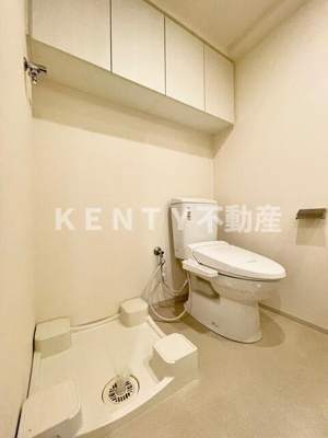 【トイレ】 | プレミアムキューブG西大井 | 落ち着いたトイレです