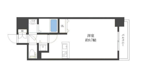 カシータ神戸元町ＪＰの間取り