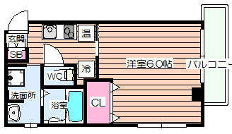 【間取り】 | みおつくし堂島Ⅱ