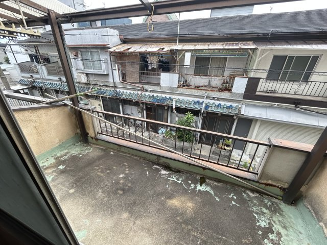 高石市加茂テラスのバルコニー