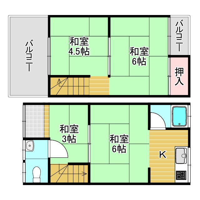 高石市加茂テラスの間取り