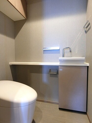 ウィルローズ自由が丘のトイレ|落ち着いた色調のトイレです