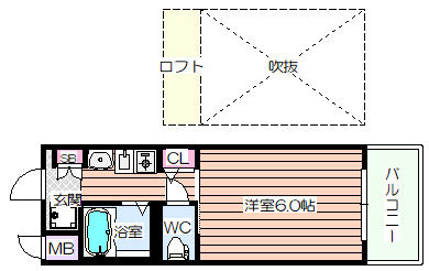 【間取り】 | エステムコート大阪・中之島南