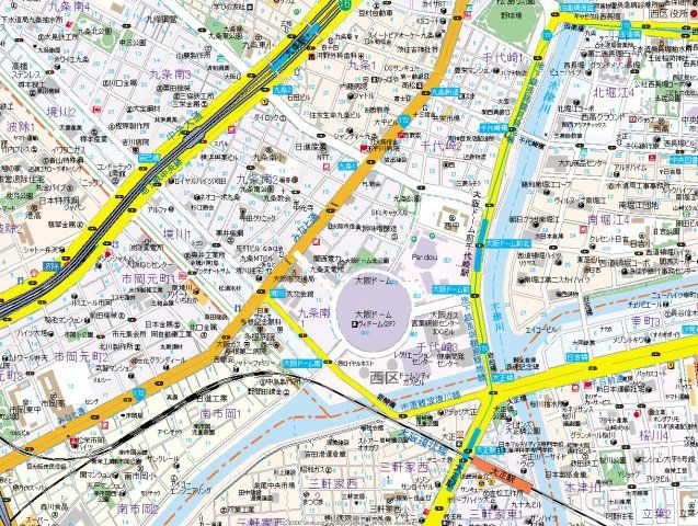 【地図】 | クリスタルグランツ大阪センターST