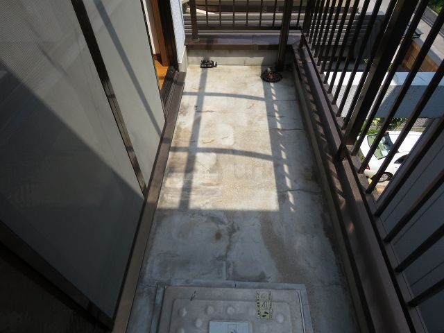 シャンテ本山のバルコニー