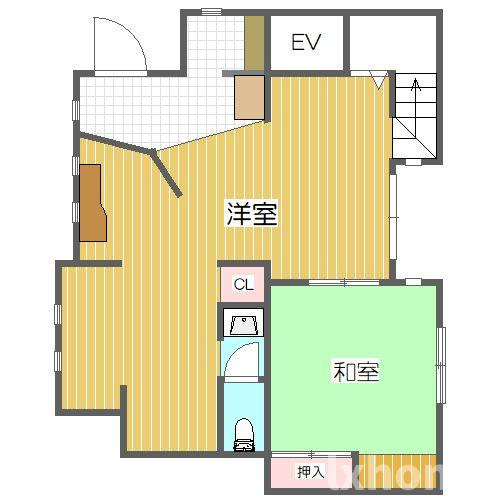 下穂積戸建て貸家の間取り