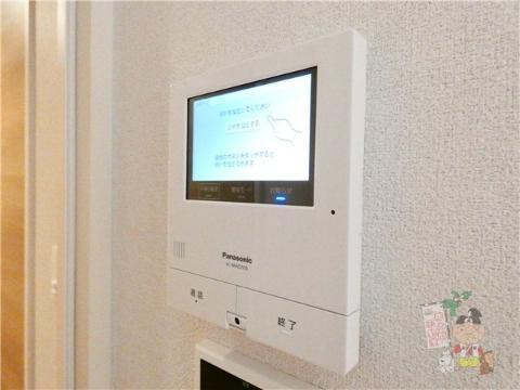 ファインメゾン福富のセキュリティ|カメラ付インターホン