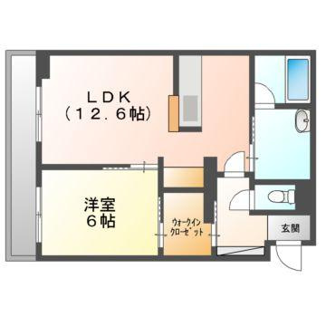 ファインメゾン福富の間取り