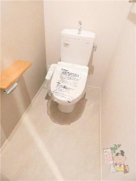ファインメゾン福富のトイレ|シャワー付トイレ