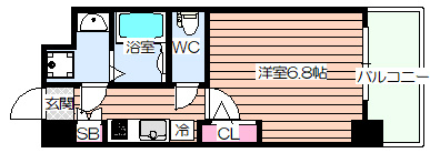 【間取り】 | エクスクルーシブレジデンス西九条