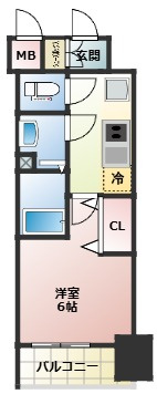 プレサンス新大阪コアシティの間取り