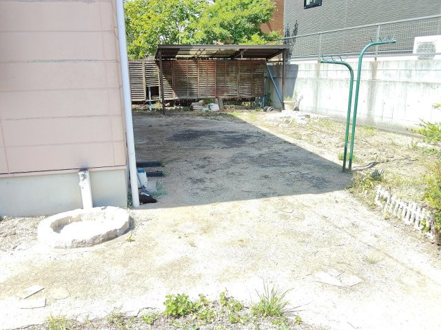 清末陣屋 中古住宅の庭