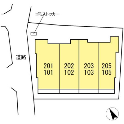 【区画図】 | アンジュール代田