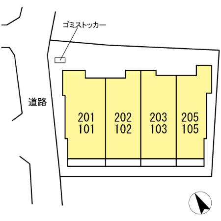 【区画図】 | アンジュール代田