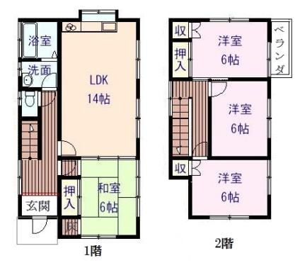 山武郡九十九里町真亀　中古戸建の間取り|図面と現況に相違がある場合、現況を優先致します。