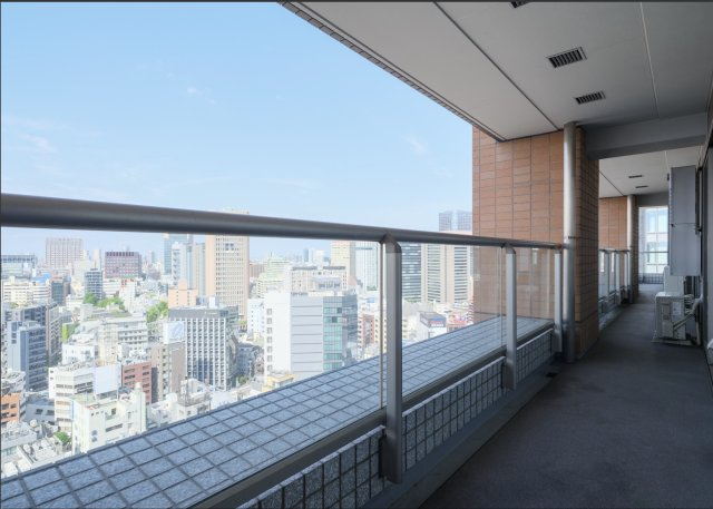 ★仲介手数料無料★東京パークタワー（新規フルリフォーム済み）のバルコニー