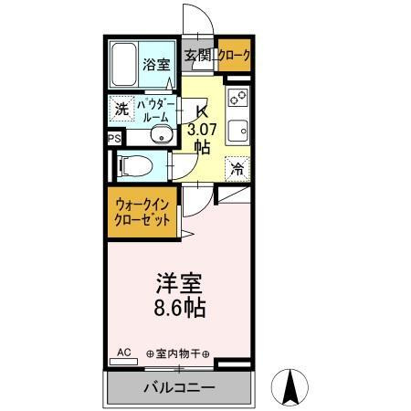 カーサココルン　Ａ棟の間取り