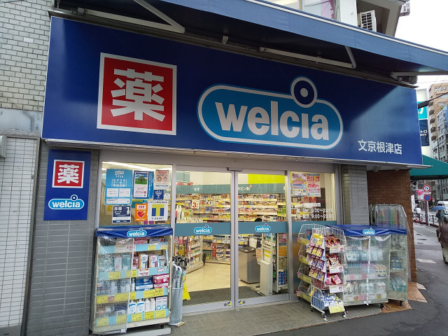 ウエルシア文京根津店まで250ｍ