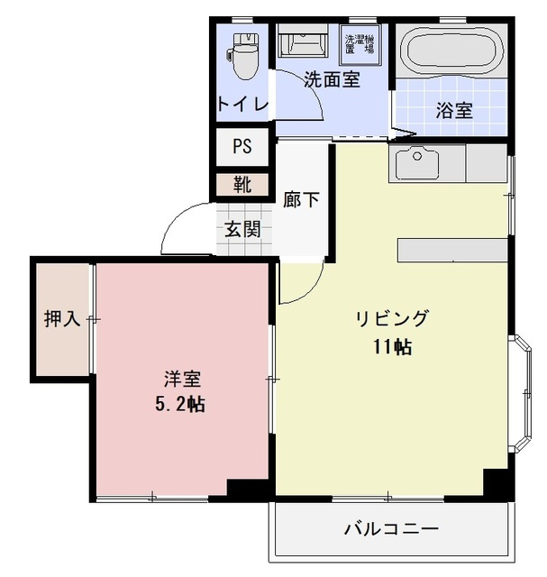 メゾン大友の間取り