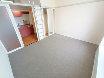 【寝室】 | レオパレスＦＵＫＯＮＯ壱番館 | 家電・家具無のお部屋です。