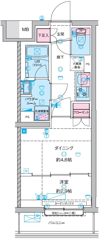 GENOVIA竹ノ塚の外観
