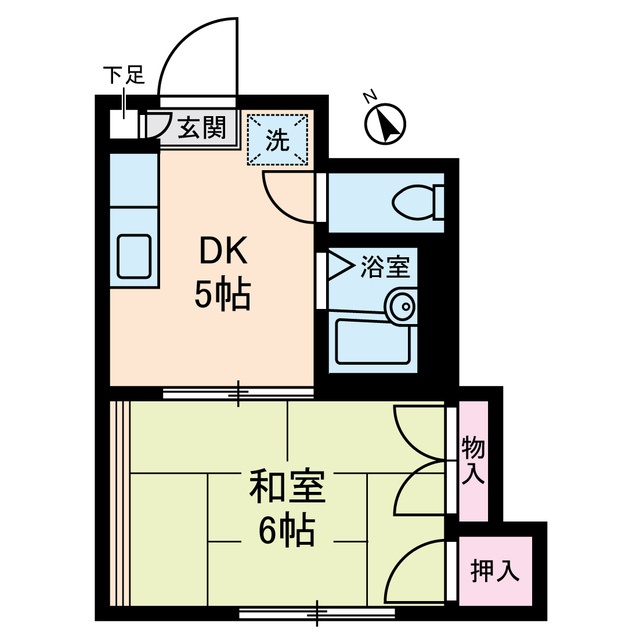 グレースメゾン佃野の間取り