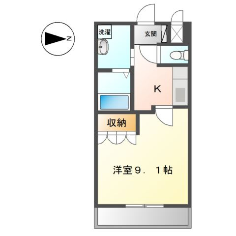シャルマン桂の間取り