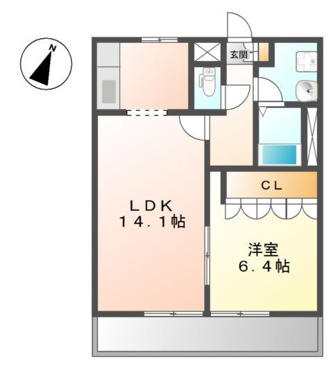 フィールドハイツの間取り