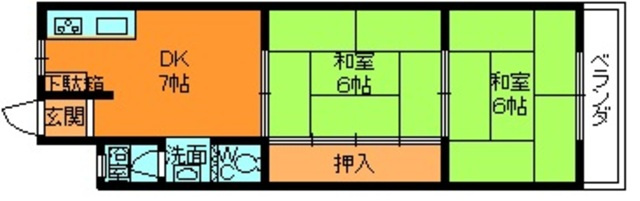 いかるがマンションの間取り