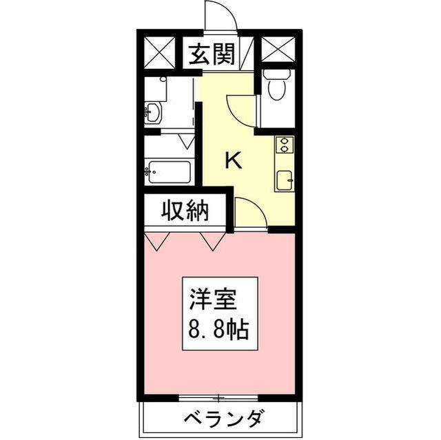 イーストサイド長良の間取り
