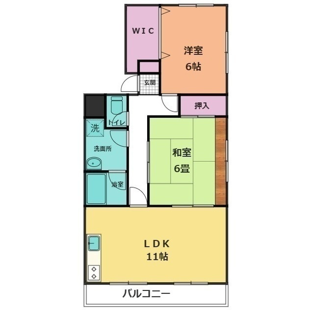 メゾンリヴェールの間取り