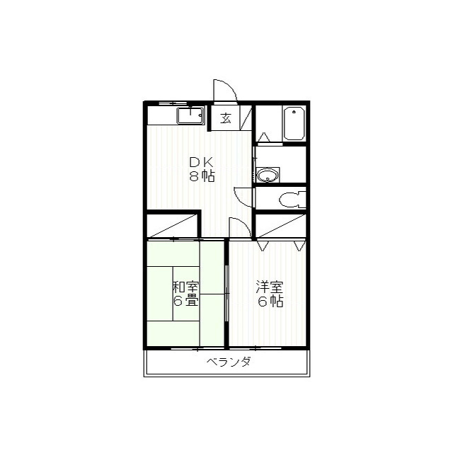 ひばりが丘マンションＤの間取り