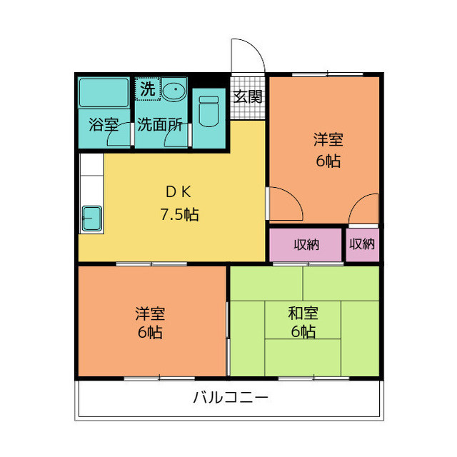 Ｍ・クリノキの間取り
