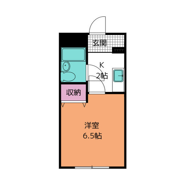 御殿町ハイツ　Ａの間取り