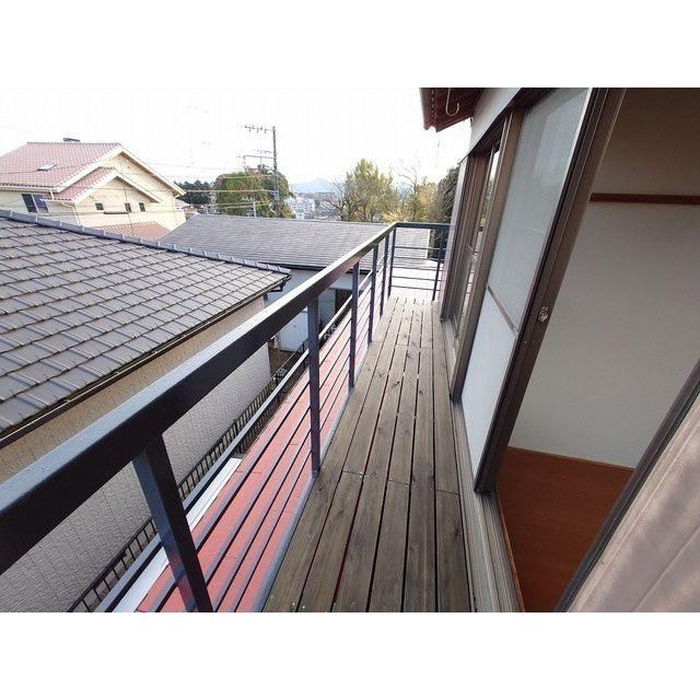 田村邸のバルコニー