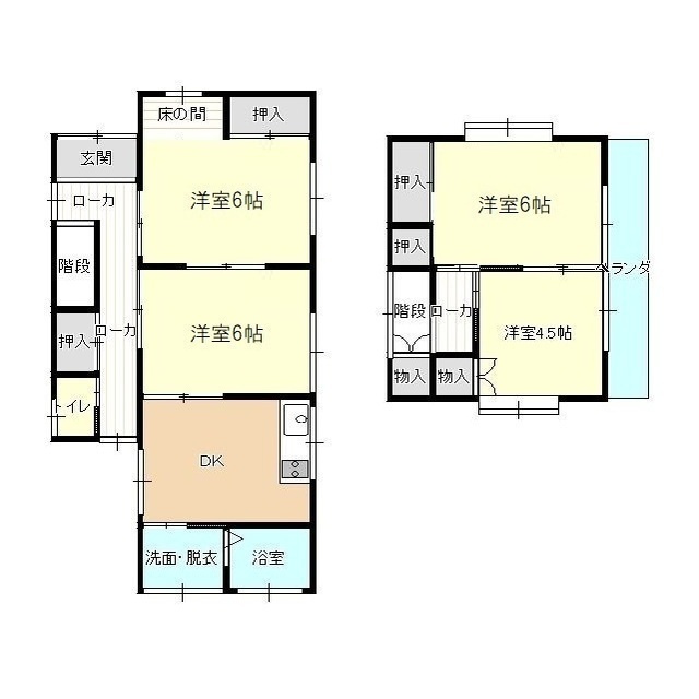 田村邸の間取り