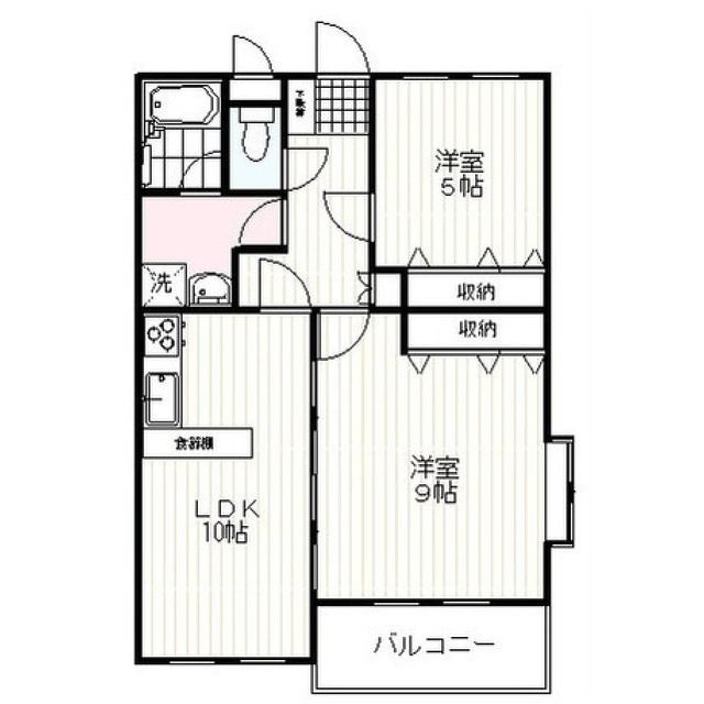 ベルックス　Ａの間取り