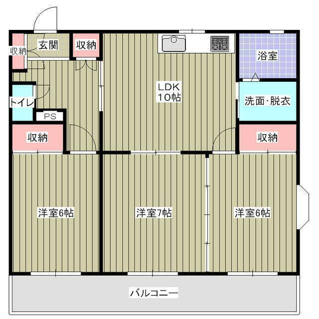 ロイヤルプラザ高田の間取り