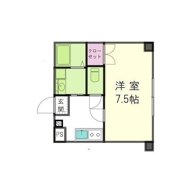 エスペシア華Ⅶの間取り