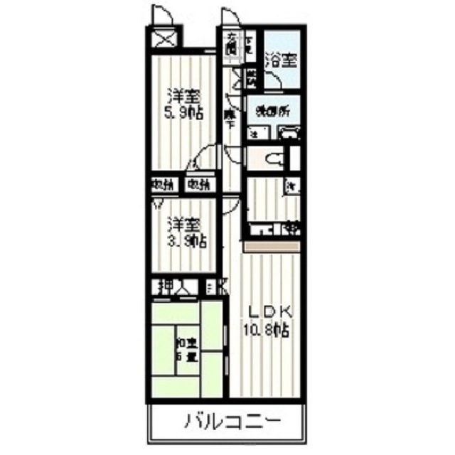 セピアコートⅡの間取り
