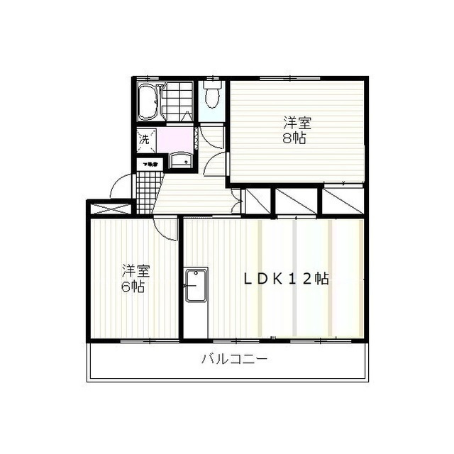 野知マンション　Ｂの間取り