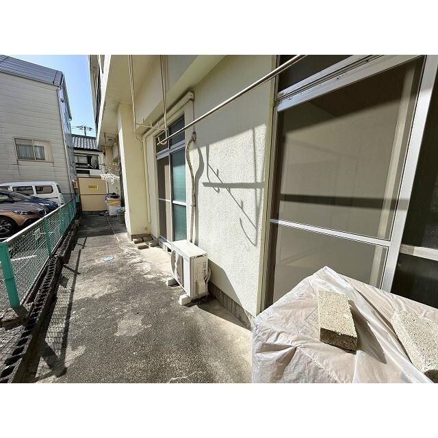 本町マンションのバルコニー