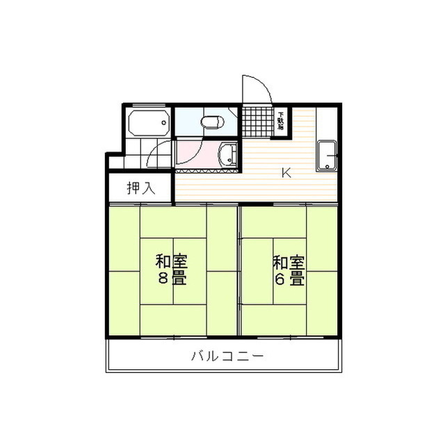 本町マンションの間取り