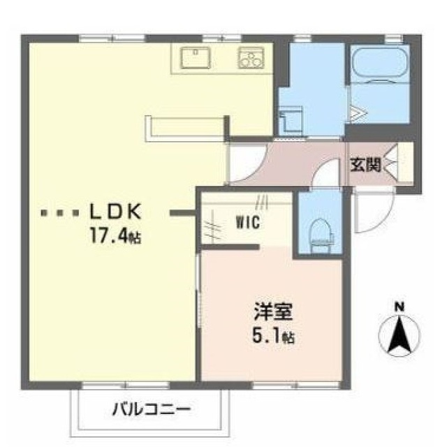 タウニー野村の間取り
