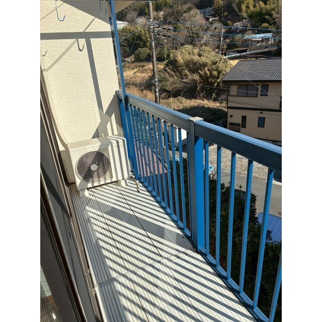 アレスバルト来光川のバルコニー