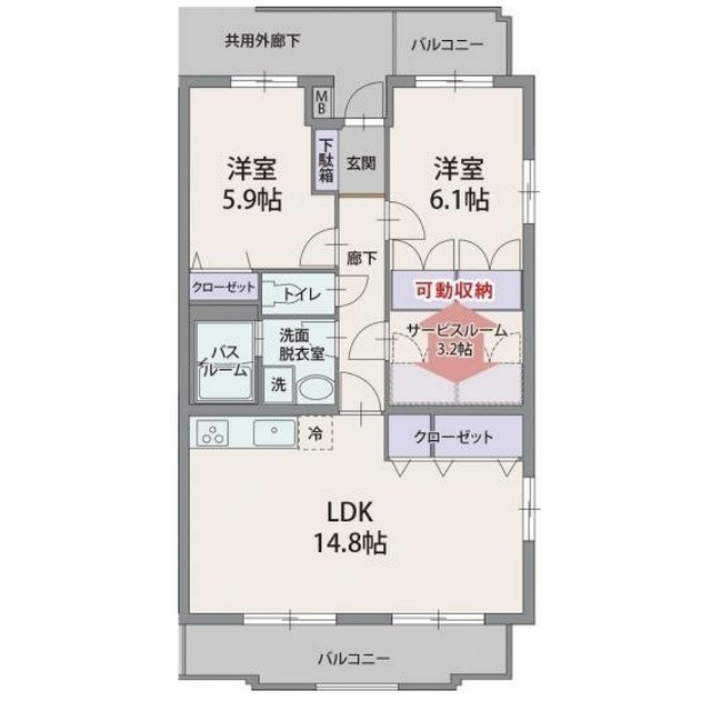 シレンシオ　ベルデの間取り